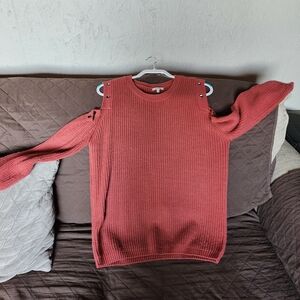 JODIFL Coral Sweater with Button Accents